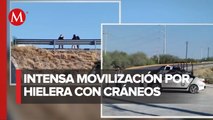Hallan hielera con restos humanos en autopista Monterrey-Nuevo Laredo
