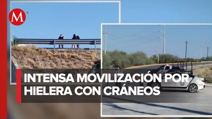 Download Video: Hallan hielera con restos humanos en autopista Monterrey-Nuevo Laredo