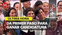 Clara Brugada se registra para contender por la jefatura de Gobierno de la CdMx