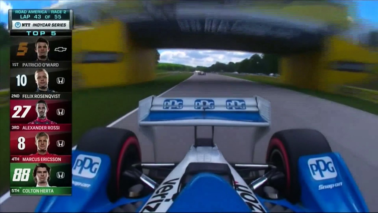 Indycar series r4 Road America 2 HDTV1080p 12 juillet 2020