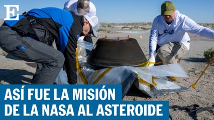 La muestra de asteroide recuperada por la NASA