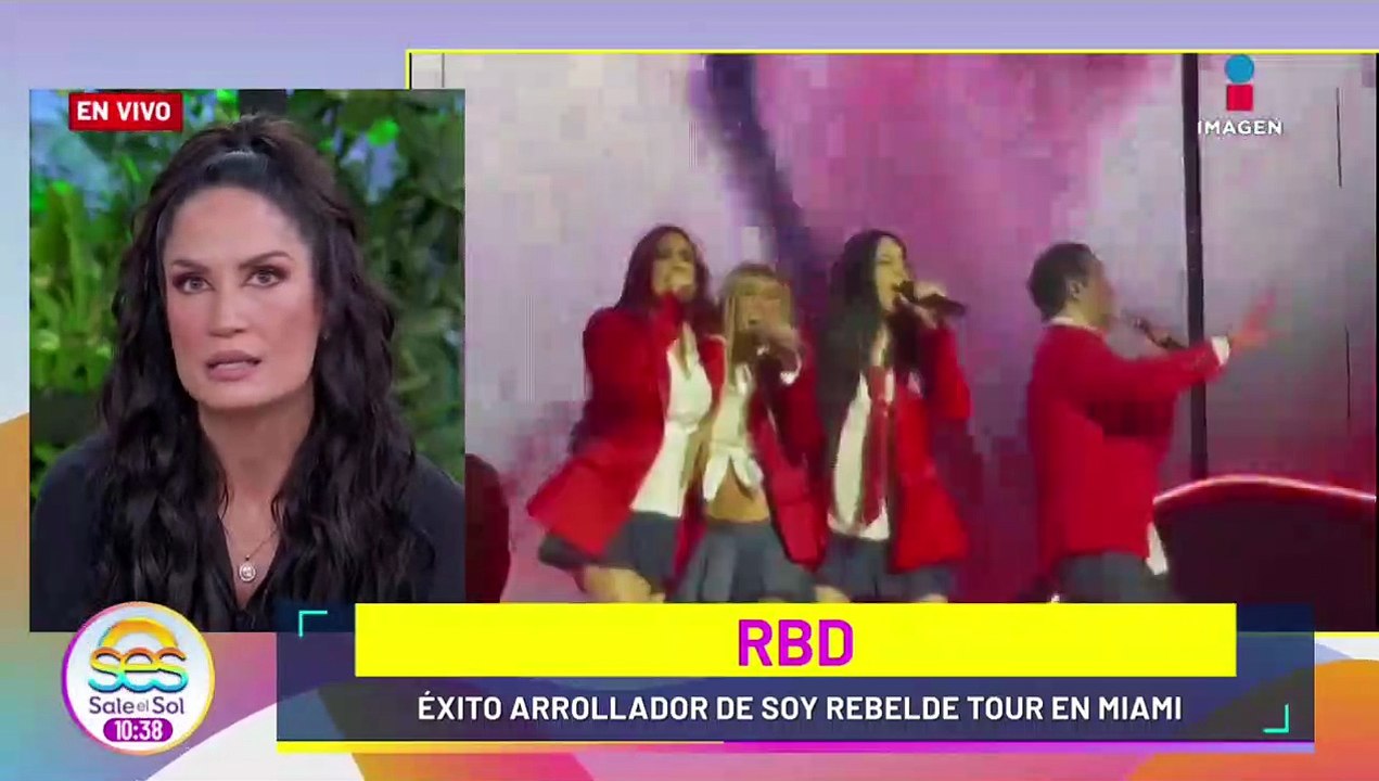 Anahí y Dulce María SUBEN a sus hijos al escenario a cantar con RBD