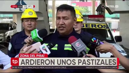 Dos incendios causaron preocupación en la zona del Urubó y Warnes, en Santa Cruz