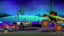 Haunted House Monster Truck - Haunted House Monster Truck | Good Monster Truck Turns Into Evil Monster Truck | Episode 72