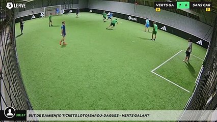 But de Damien(10 tickets LOTO) Barou-dagues - VERTS GALANT