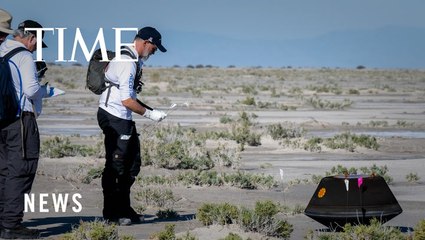 NASA's First Asteroid Samples Streak Toward Earth After Spacecraft Release