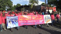 Militancia sandinista de Managua reafirma compromiso en defensa del pueblo