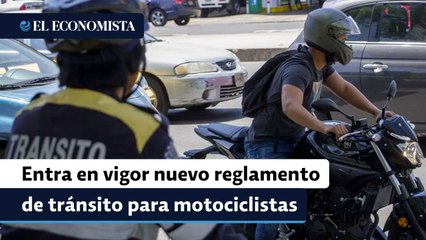 Entra en vigor en CDMX nuevo reglamento de tránsito para motociclistas