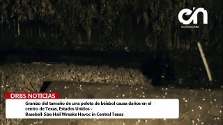 A Storm with ball-sized hail fell in Texas USA - SEPTEMBER 25, 2023