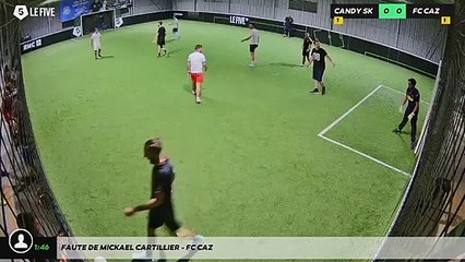 Faute de Mickael Cartillier - FC CAZ