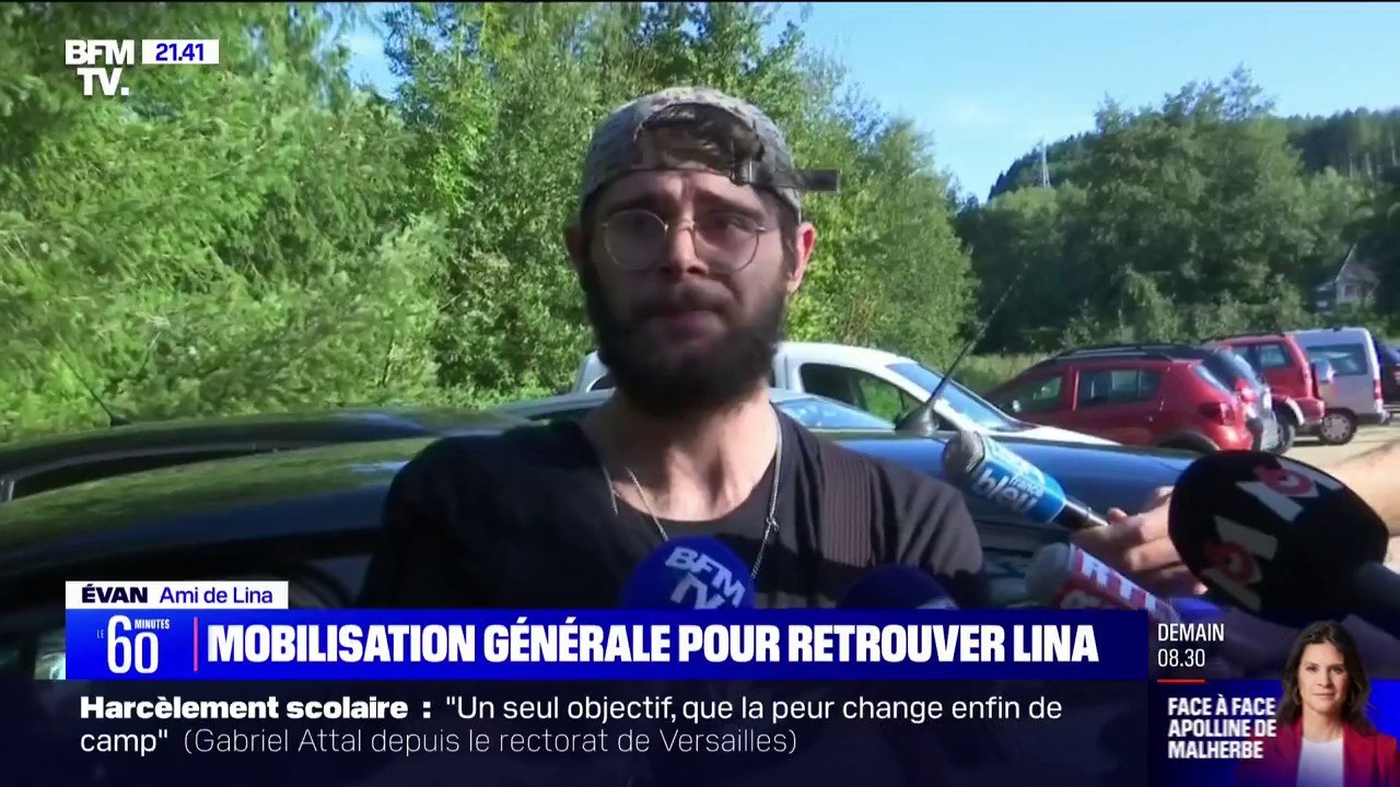 Disparition de Lina: "Je préfère être là et montrer mon soutien à la famille", explique Évan, un ami de la jeune fille qui a participé aux battues