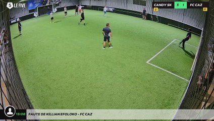 Faute de Killian Efoloko - FC CAZ