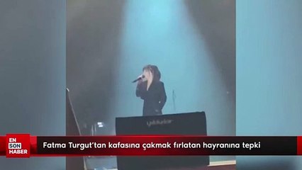 Fatma Turgut'tan kafasına çakmak fırlatan hayranına tepki