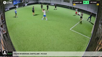 Faute de Mickael Cartillier - FC CAZ