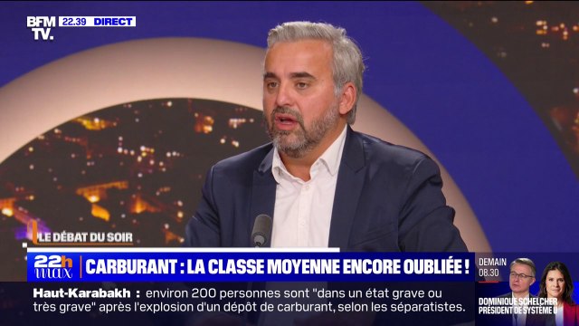 Chèque carburant: Je ne comprends pas pour quelle raison on va dépenser de l'argent public pour faire en sorte que les marges des grands groupes pétroliers ne soient pas touchées , affirme Alexis Corbière (LFI)
