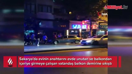 Evinin anahtarını unuttu ortalık karıştı! Ekipler seferber oldu