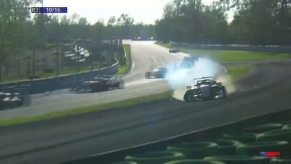 Euroformula Open 2023 Monza Race 3 Shields Wurz Big Crash