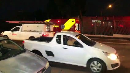 Idoso perde a consciência em acidente na Rua Jorge Lacerda