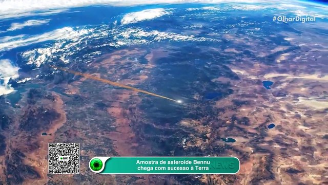 Amostra de asteroide Bennu chega com sucesso à Terra