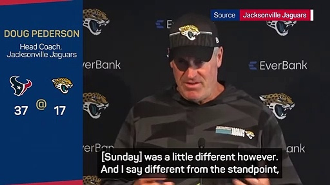 All three phases of football contributed to the Jaguars loss - Pederson