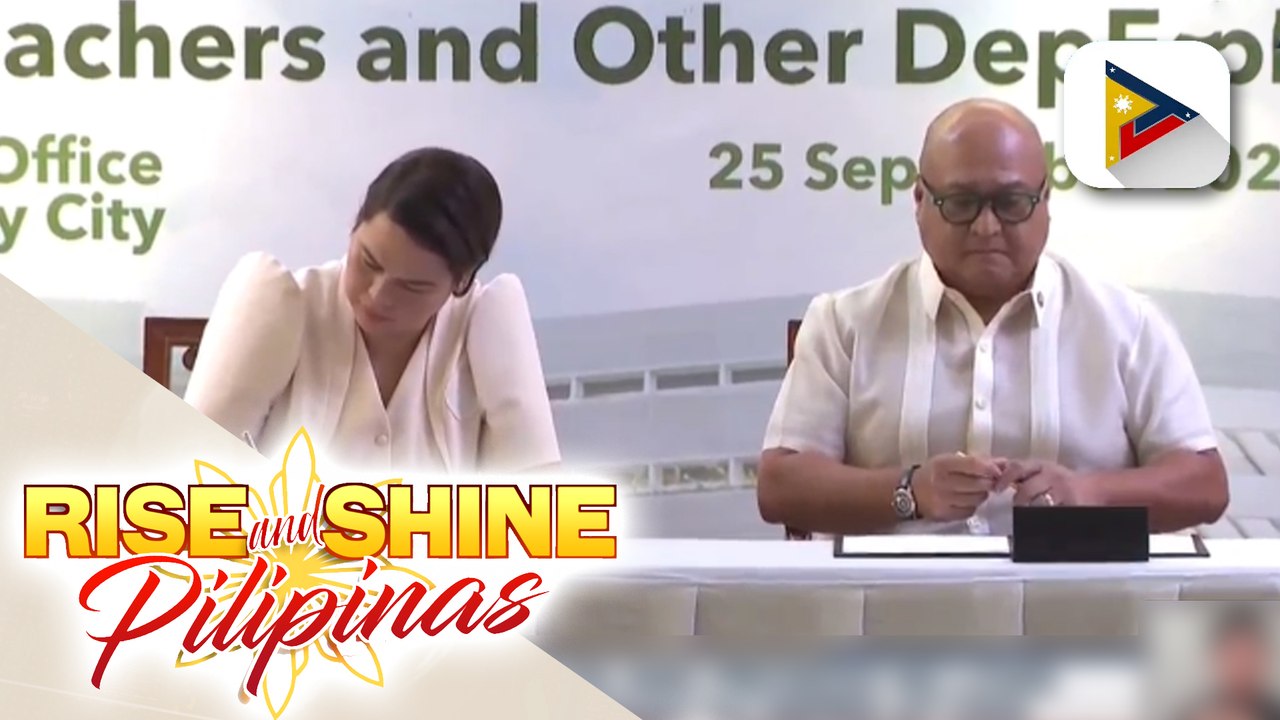 MOA para mapabilis pa ang proseso ng loan ng mga guro, nilagdaan ng DepEd at GSIS