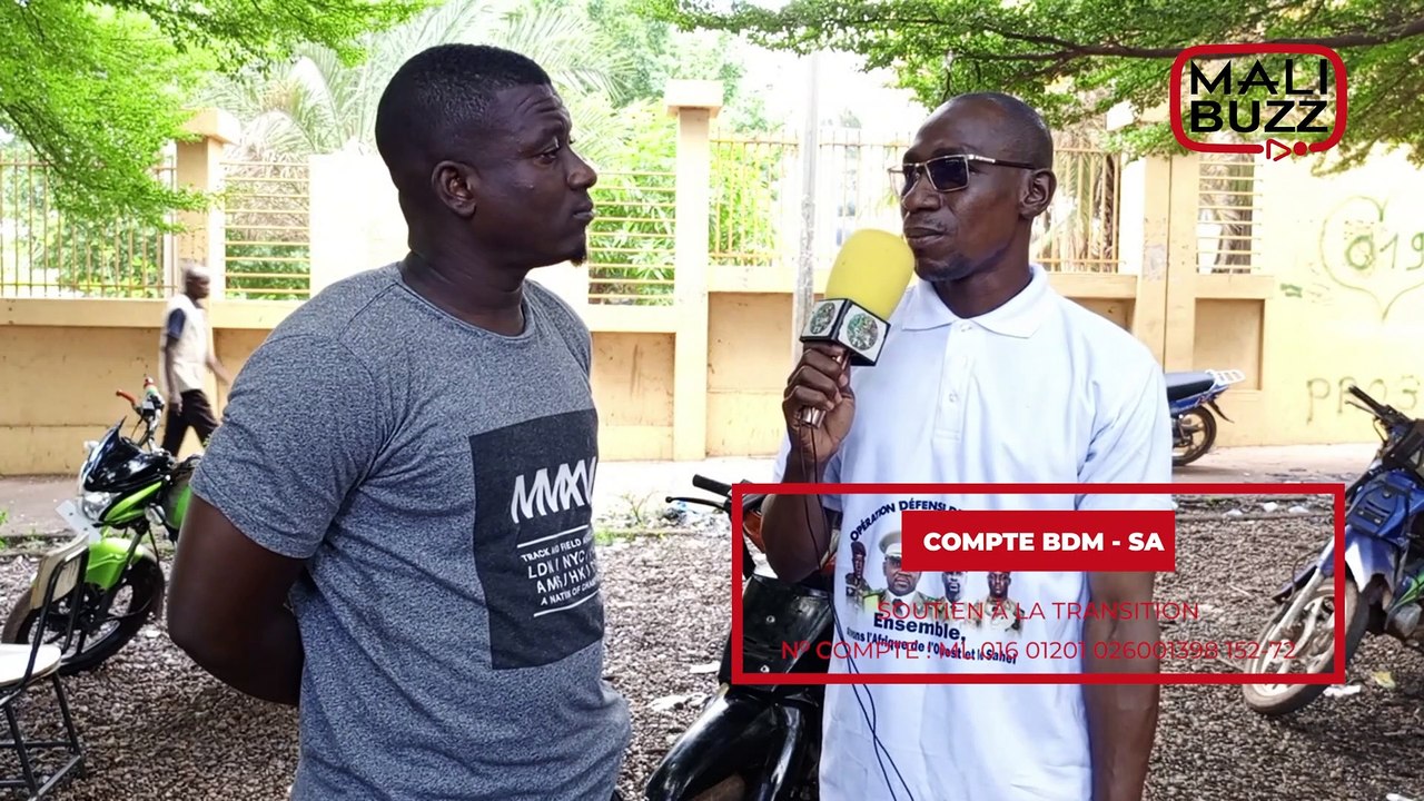 Le Colonel Assimi GOITA a restitué à la jeunesse malienne sa fierté déclare Mohamed COULIBALY au micro de CDM TV