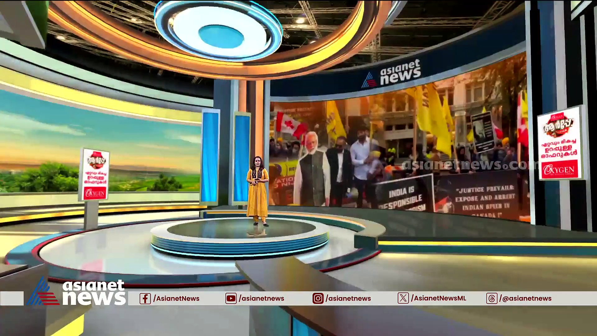 കാനഡയിലെ ഇന്ത്യൻ എംബസികൾക്ക് മുന്നിൽ ഖാലിസ്ഥാൻവാദി സംഘടനകളുടെ പ്രതിഷേധം