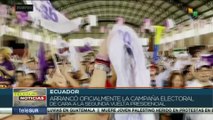Ecuador: Inicia campaña electoral presidencial de cara a la segunda vuelta