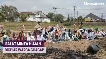 Video herunterladen: Kemarau Panjang, Ratusan Warga Cilacap Gelar Salat Istisqa di Tengah Sawah Thumb: Salat Minta Hujan Digelar Warga Cilacap