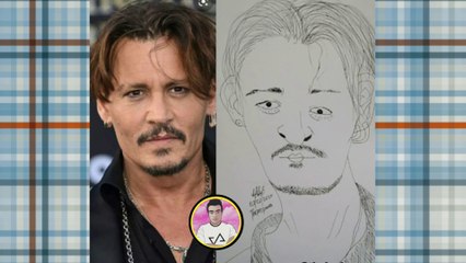 Download Video: O italiano redesenha ridícula e ironicamente retratos de celebridades para se tornar o pior artista do mundo