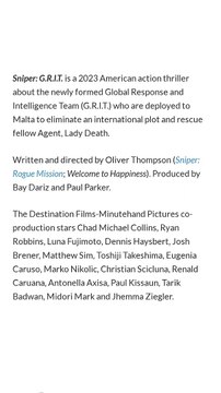 Sniper Grit Official Trailer | sniper grit trailer | sniper grit | sniper grit 2023