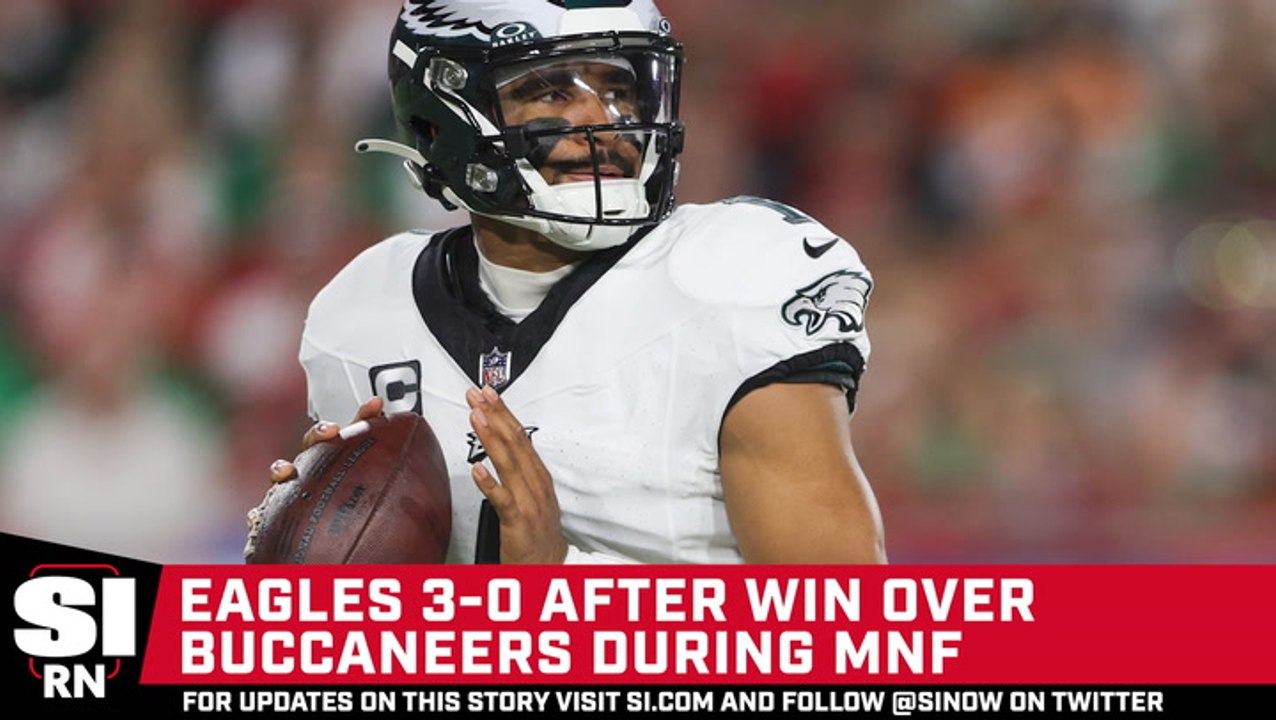 Eagles 3-0 After Win Over Buccaneers During MNF