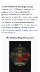 The Wonder Story Of Henry Sugar Official Trailer 2023