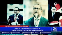 Alberto Otárola: versión de mujer favorecida con contratos podría complicar situación legal del premier