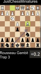 Rousseau Gambit. Trap 3