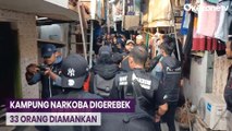 Kampung Narkoba di Tanjung Priok Digerebek, Diamankan Senpi Rakitan, Sajam dan Sabu