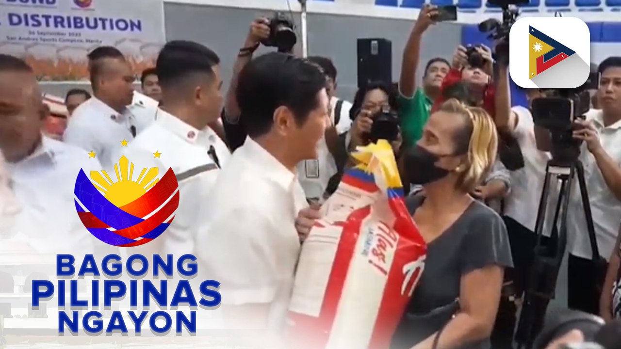 PBBM in Action: PBBM, pinangunahan ang pamamahagi ng bigas sa 4Ps beneficiaries sa Manila