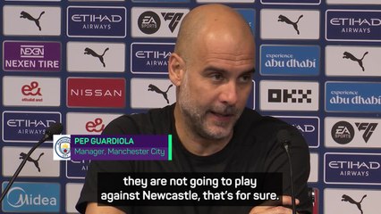 Guardiola offers to play against Newcastle