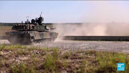 US Abrams battle tanks arrive in Ukraine, Zelensky says
