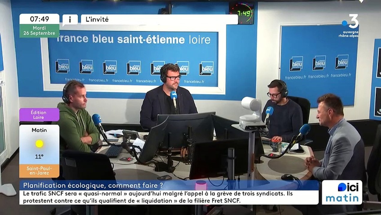 Olivier Longeon, invité de France bleu Saint-Étienne Loire