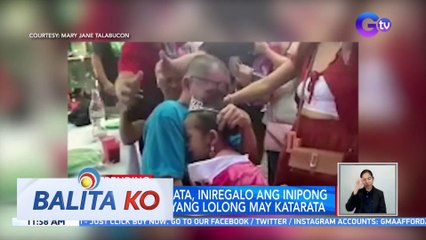 7-anyos na bata, iniregalo ang inipong pera sa kaniyang lolong may katarata | BK