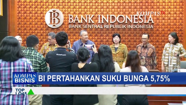 Jaga Nilai Tukar Rupiah dan Kontrol Inflasi, Bank Indonesia Pertahankan Suku Bunga 5,75 Persen!