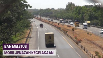 Mobil Jenazah Mengalami Kecelakaan di Tol Cipali, 7 Orang Terluka
