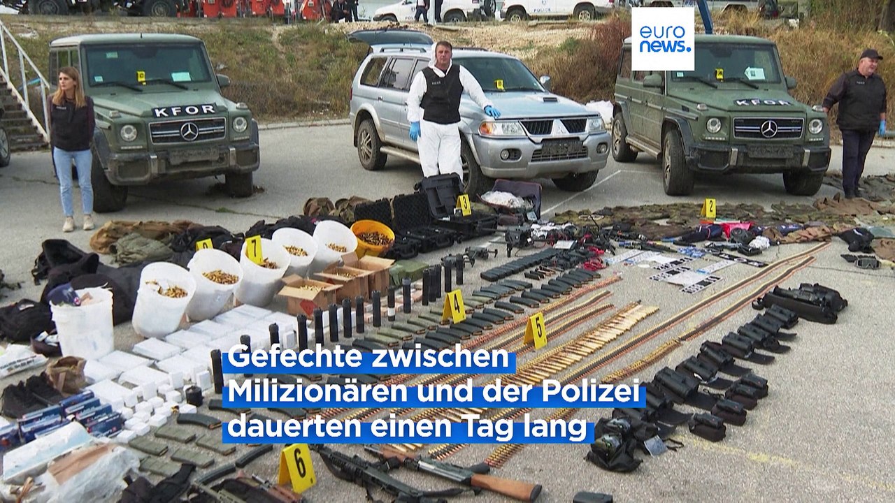 Nach schweren Gefechten: Kosovo erhöht die Sicherheitsvorkehrungen