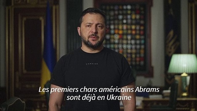 Les premiers chars américains Abrams sont arrivés en Ukraine (Zelensky)