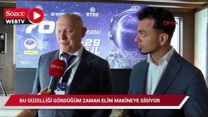 Rus kozmonot 'Bu güzelliği gördüğüm zaman elim makineye gidiyor'