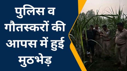 सहारनपुर: गौतस्करों की पुलिस से हुई मुठभेड़, गोली लगने से एक गौतस्कर हुआ लंगड़ा