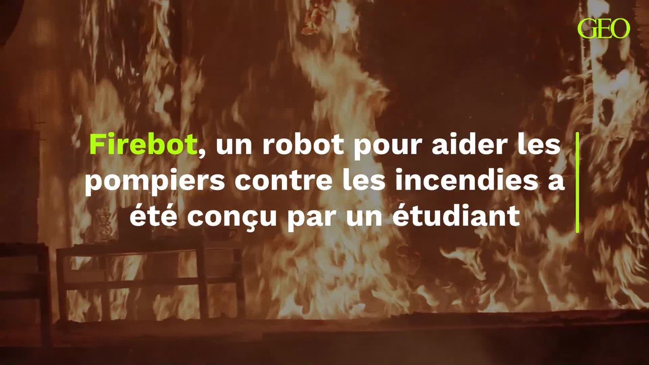 Firebot, un robot low cost pour aider les pompiers contre les incendies a été conçu par un étudiant