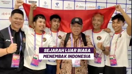 Tải video: Muhammad Sejahtera Sumbang Emas Kedua Indonesia di Asian Games 2023, CdM Basuki: Ini Sejarah Luar Biasa