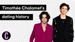 Timothée Chalamet's dating history